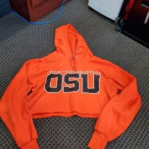 Oregon State U Crop Hoodie